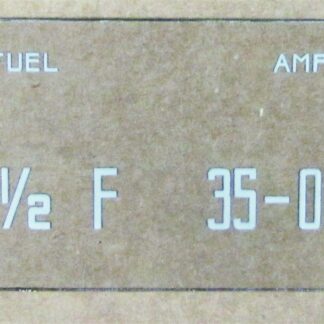 Fuel Amp Gauge Glass