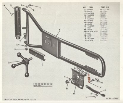 Handle Return Spring on Spare Carrier Arm - Image 2