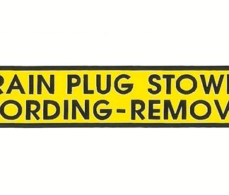 fording warning decal