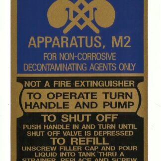 decontaminator decal