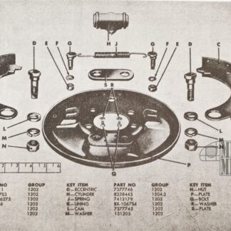 2. M38 Brakes - Exploded view