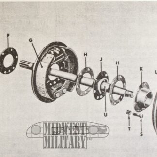 2. M38 Rear Wheel Connecting Parts (Exploded view)