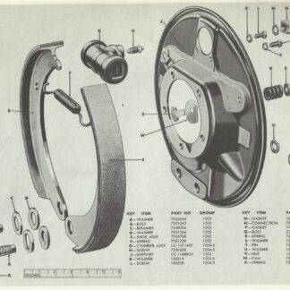 1. M37 Brakes (Exploded view)