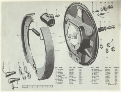 1. M37 Brakes (Exploded view)