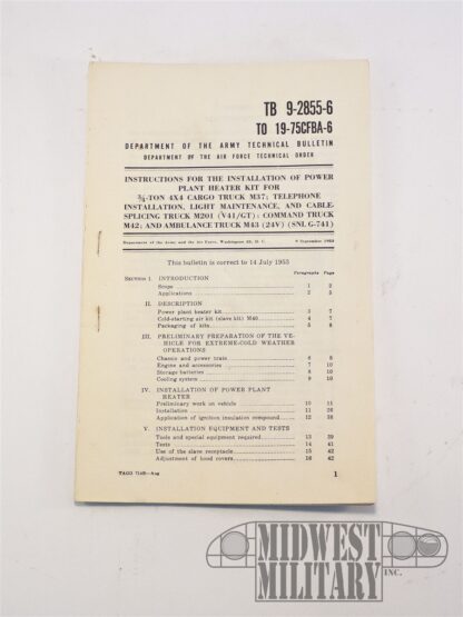 Power Plant Heater Manual
