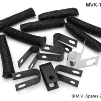 FUEL LINE CLIP SET, WILLYS MB