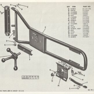 1. M37 Spare Door Carrier (Exploded View)