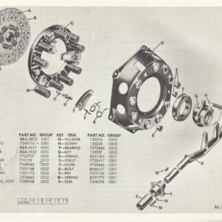 1. M37 Clutch (Exploded View)