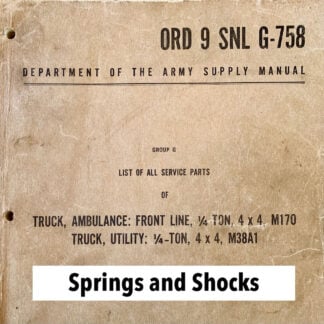 Springs and Shock Absorbers