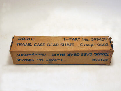 transfer case gear shaft