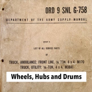 Wheels, Hubs and Drums