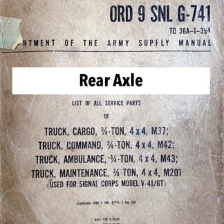 Rear Axle