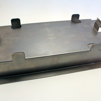 Under hood battery box support