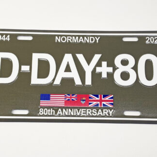 D-day license plate